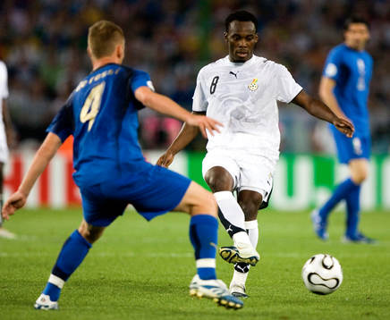 Michael Essien, Ghana och Daniele De Rossi, Italien