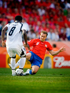 Karel Poborsky, Tjeckien och Michael Essien, Ghana