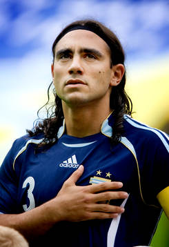 Juan Pablo Sorin, lagkapten Argentina