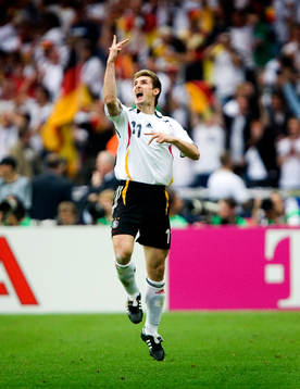  Miroslav Klose, Tyskland, Jubel.