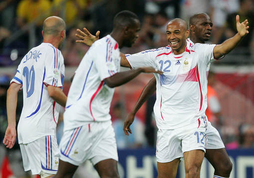 Thierry Henry, Frankrike, jubel