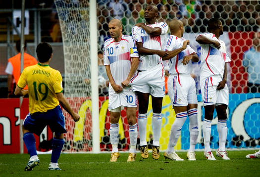 Mur, Frispark, Zinedine Zidane, Patrick Vieira, Thierry