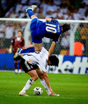 Francesco Totti, Italien och Michael Ballack, Tyskland,
