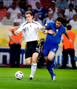 Miroslav Klose, Tyskland och Gennaro Gattuso, Italien