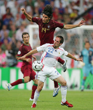 Nuno Valente och Franck Ribery