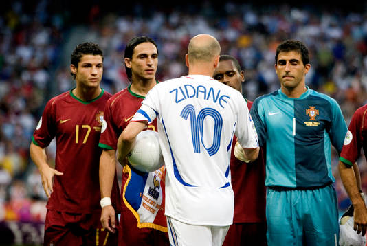Zinedine Zidane, Frankrike och Cristiano Ronaldo och