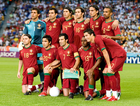 Fotboll, VM 2006, Lagbild, startelva, Portugal