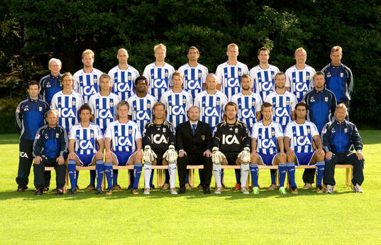 Bakre raden från vänster: Carl-Gustav Davidsson, Martin