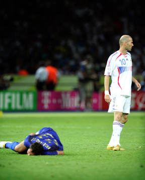 Marco Materazzi, Iatlien, skada, smärta