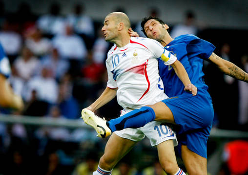 Zinedine Zidane, Frankrike Marco Materazzi, Italien