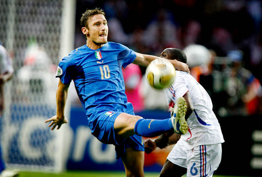 Claude Makelele, Frankrike och Francesco Totti, Italien