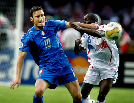 Claude Makelele, Frankrike och Francesco Totti, Italien
