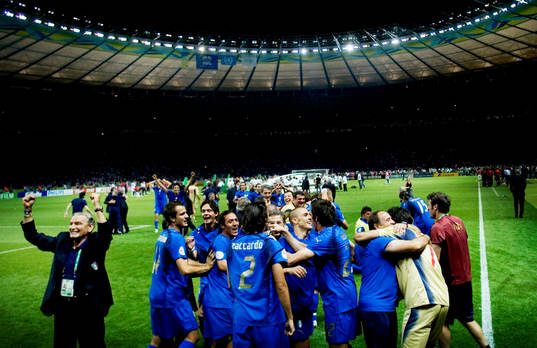 Italien är världsmästare, jubel, firande