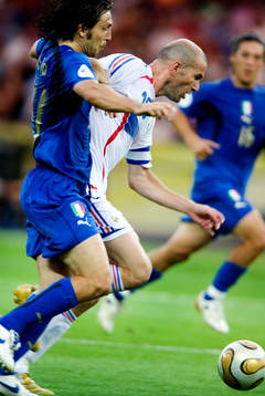 Zinedine Zidane, Frankrike och Andrea Pirlo, Italien