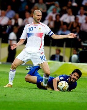 Zinedine Zidane, Frankrike och Gennaro Gattusso, Italien