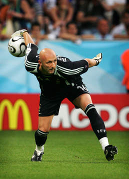 Fabien Barthez, målvakt, Frankrike