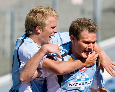 Jonatan Johansson, Malmö FF. Jubel