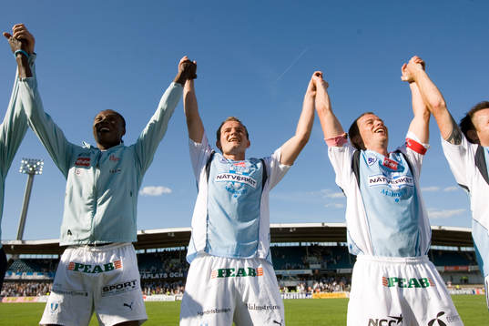 Jonatan Johansson, Daniel Andersson, Malmö tackar publiken