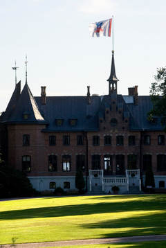 Flaggan hissad på Sofiero