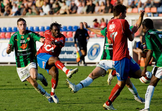 Öster - Gais: Skott av Teafore Bennett, Öster