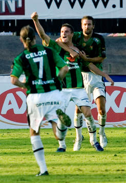 Öster - Gais: James Keene, Gais, Jubel