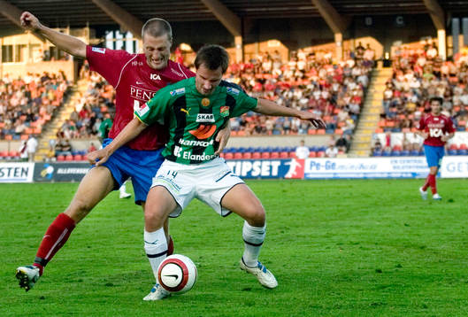 Öster - Gais: Fredrik Gustafson, Öster och Daniel