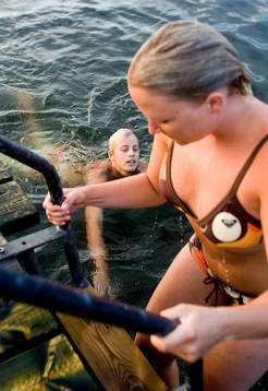 Kolera sjuka i Karlskrona. Vatten bad, hav, barm