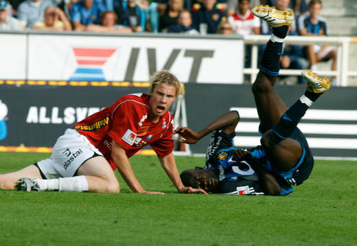  Jukka Sauso, Örgryte och Jones Kusi Asare, Djurgåden.