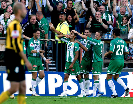  Erkan Zengin, Hammarby, jubel, glädje.