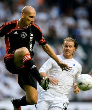 Fredrik Berglund, Köpenhamn och Jaap Stam, Ajax