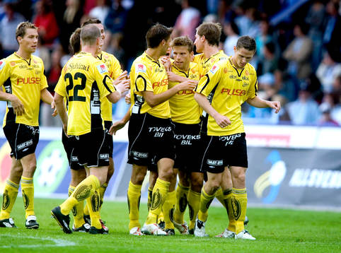 Anders Svensson, Elfsborg (i mitten) jubel