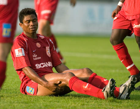 Fotboll. Superettan. Trelleborg - Assyriska. Charles Sampson