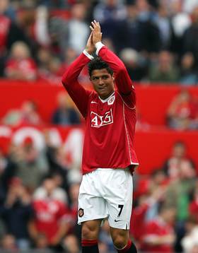 Cristiano Ronaldo, Manchester United jubel