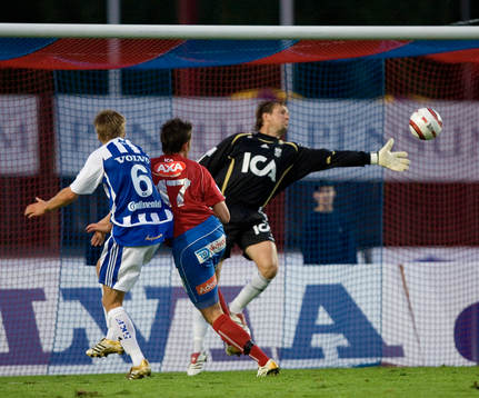1-0 Ingmar Teever, nick förbi Bengt Andersson i IFK-målet