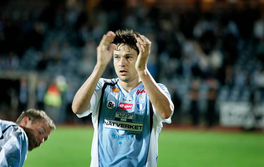  Jari Litmanen, Malmö, jubel efter matchen.