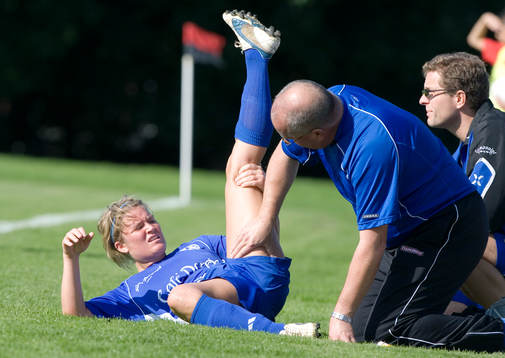 Josefin Svensson, Älmhult. Skada. Sträckning. Massage