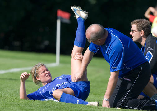 Josefin Svensson, Älmhult. Skada. Sträckning. Massage