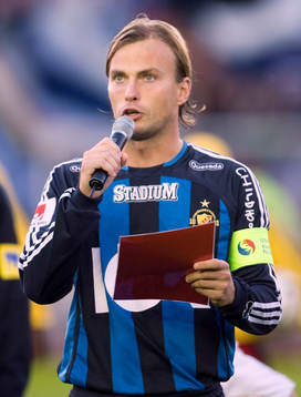 Ge rasismen rött kort. Markus Johannesson, lagkapten,