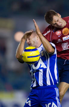  Jonas Wallerstedt och Elias Storm. Nickduell.
