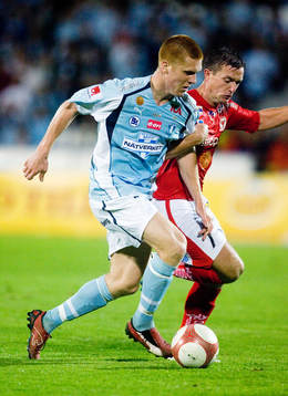 Emil Hallfredsson, Malmö och Mikael Blomberg, Kalmar