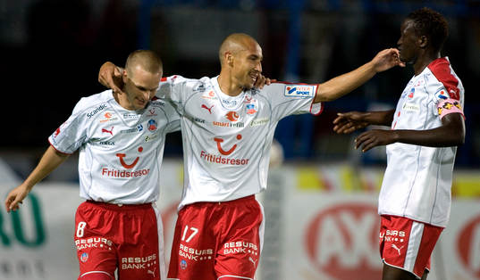 Fotboll. Allsvenskan. Öster - Helsingborg. Fredrik