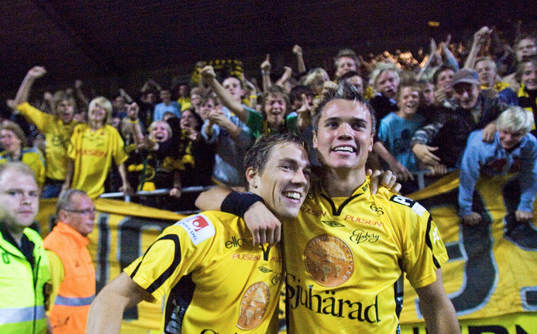 2-0  Daniel Alexandersson och Joakim Sjöhage, Elfsborg,