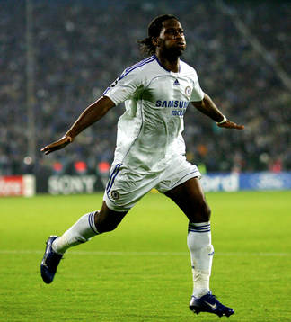  Didier Drogba, Chelsea, jubel, glädje
