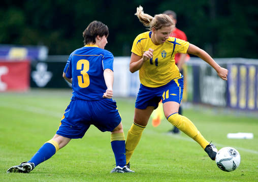   Louise Fors, Sverige och Alena Kugubayeva, Kazakstan.