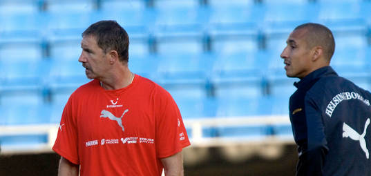 Stuart Baxter och Henrik Larsson