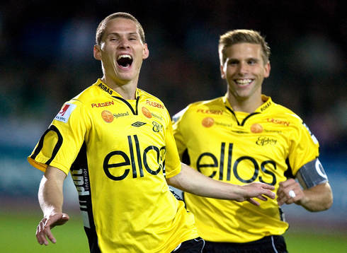 Jon Jönsson, Elfsborg jubel sedan han gjort 1-0