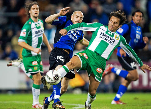 Magnus Arvidsson, Halmstad och Louay Chanko, Hammarby
