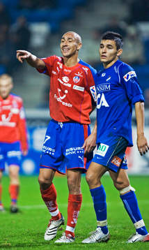 Henrik  "Henke" Larsson var på humör