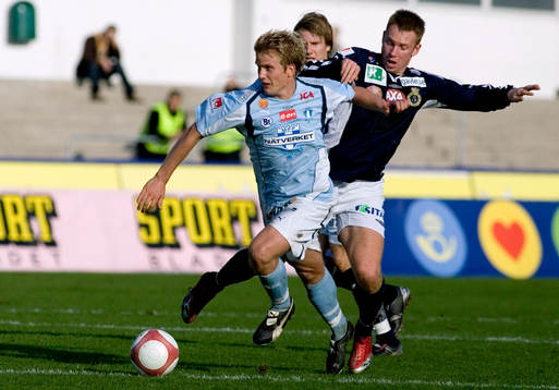 Joakim Nilsson, Malmö, tar sig förbi, Kristen Viikmäe,