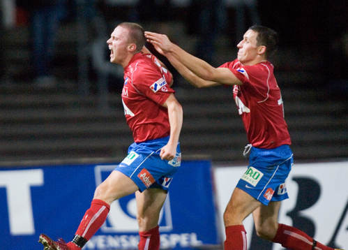  Daniel Svensson, Öster, mål, jubel, glädje